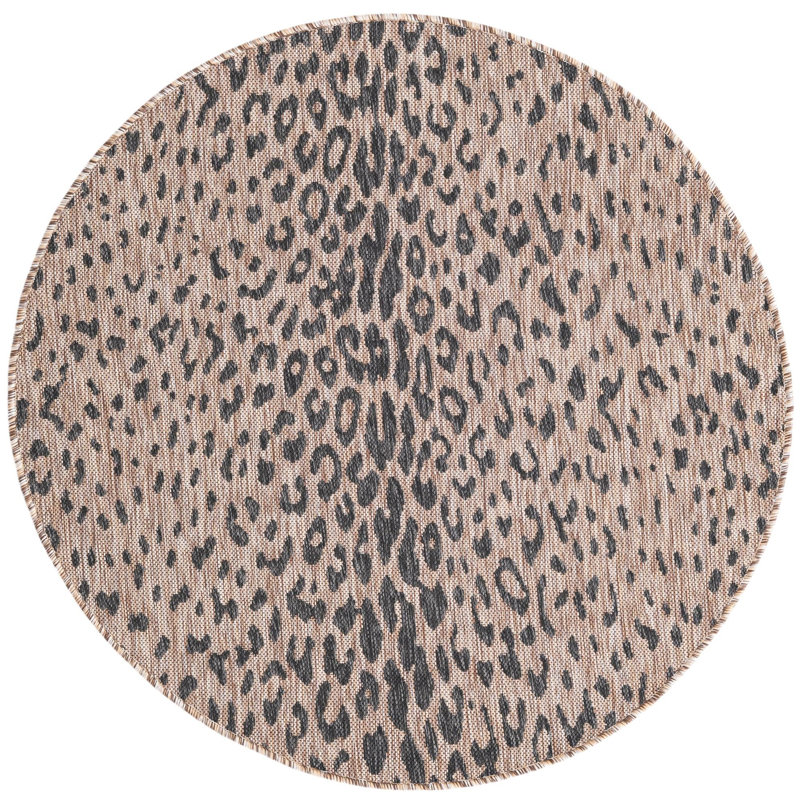 Ivery Indoor/Outdoor Area Rug, Round 10'