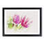 Pair of Pink Tulip Flowers - Framed Print-56851791-56851794