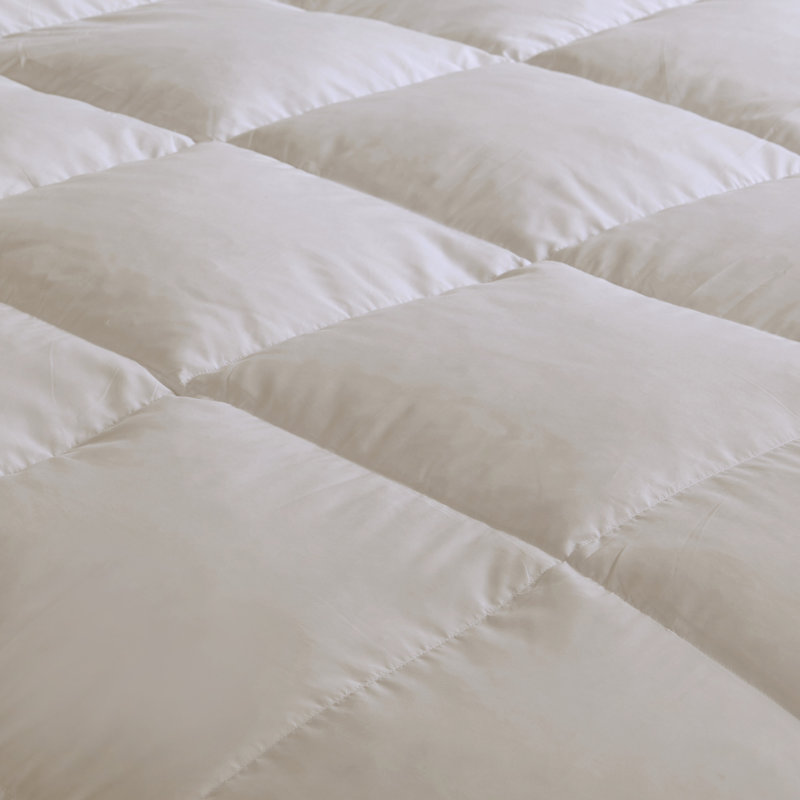 Twin Cream Down Microfiber Oversized Comforter