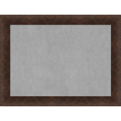 Tableau magnétique encadré noyer chaud