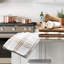 Cotton Stripe Waffle Tea Towel Kitchen Towel-1769692090