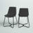Alivia 19'' H Faux Leather Upholstered Metal Side Chair-382369866