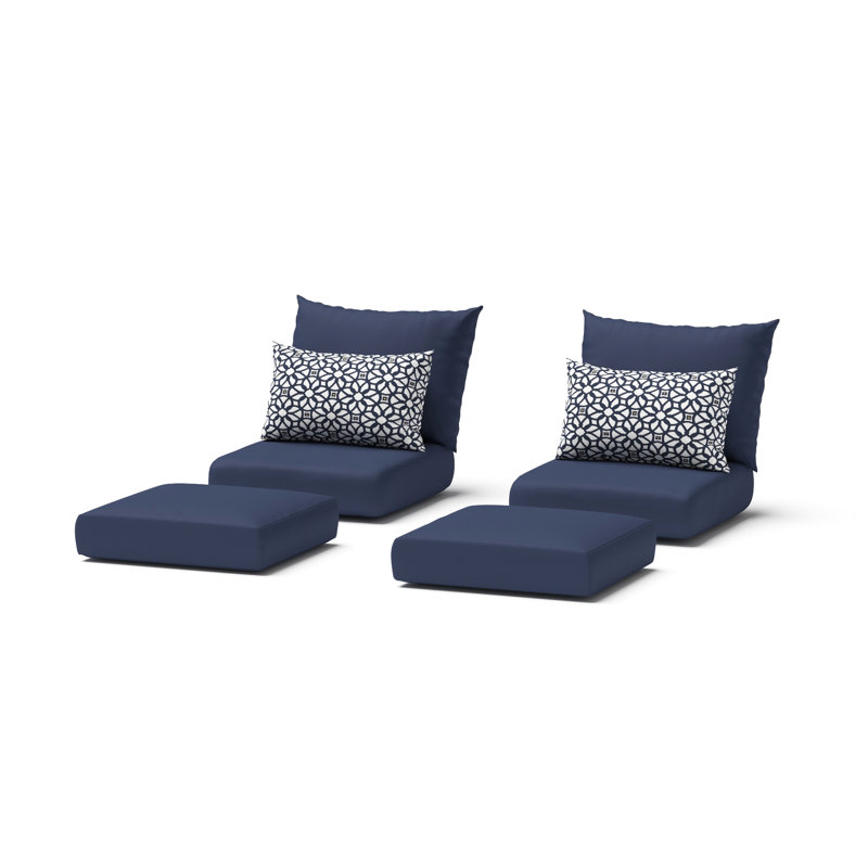Housse de coussin d'extérieur Sunbrella, Sunbrella® bleu marine
