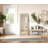 Dennard Cornhusk Mirror in Linen White-108455469