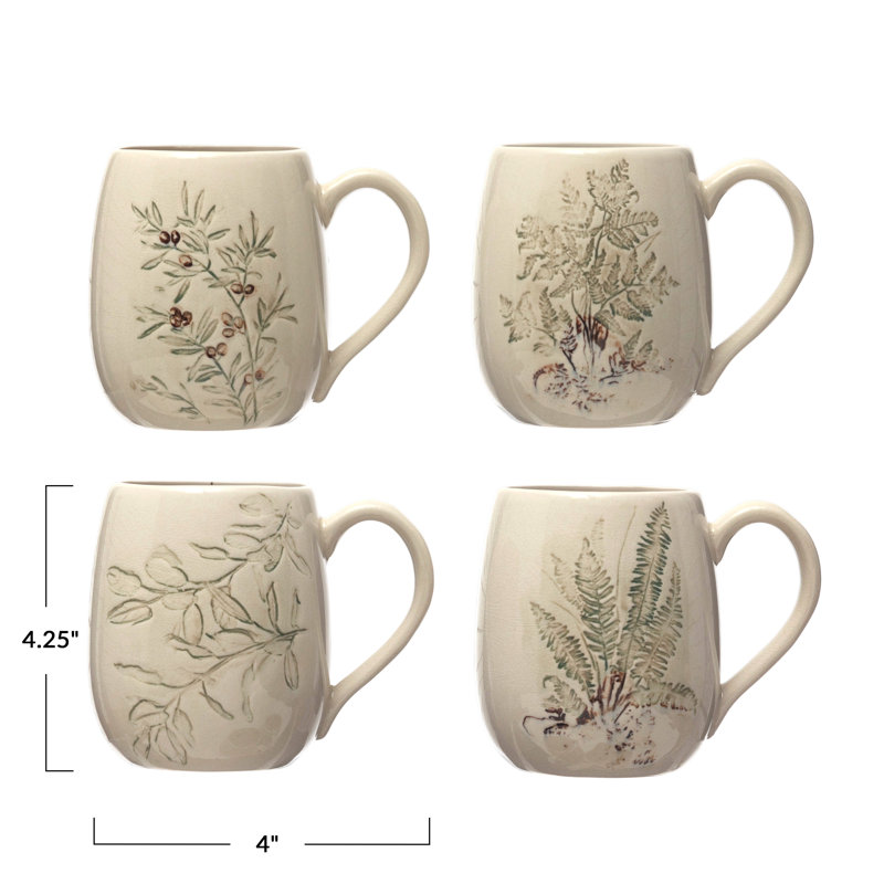 Tasse en grès gravé Batula