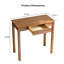 Bureau d'ordinateur de 80 cm avec tiroir de rangement, table de travail compacte et moderne pour bureau à domicile
