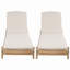 Chaise longue avec coussin Mallacia