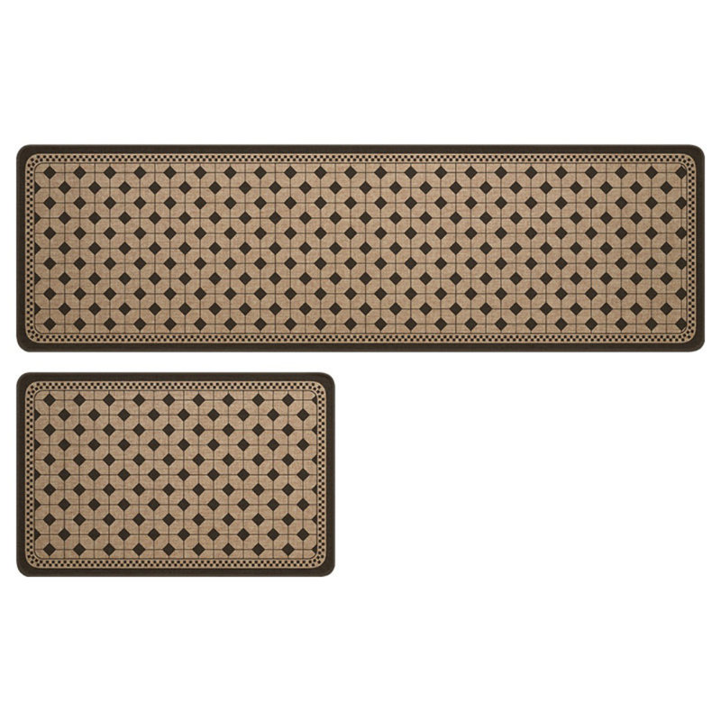 Ensemble de 2 tapis de cuisine antidérapants lavables