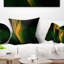 Coussin décoratif à imprimé abstrait vert et vert-29366564-89823885