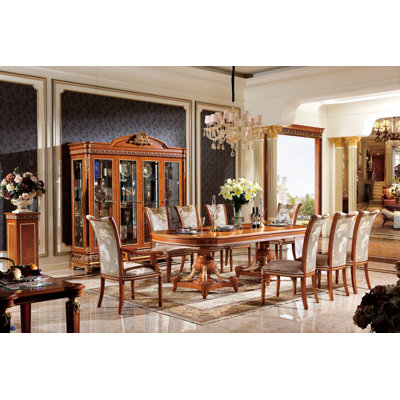 Narcissus Beech Solid Wood Base Dining Table