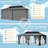 Aluminum Patio Gazebo with Double Roof-94229777