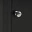 Meuble-lavabo de 20 po avec lavabo, armoire de salle de bain avec porte à fermeture douce, support de rangement et tablette réglable, noir