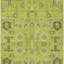 Tapis d'intérieur et d'extérieur lavable à la main vert artichaut 5 pi x 8 pi HomeRoots