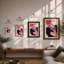 Figure in Repose Mid-Century - Framed Print-1490297811-1490297814