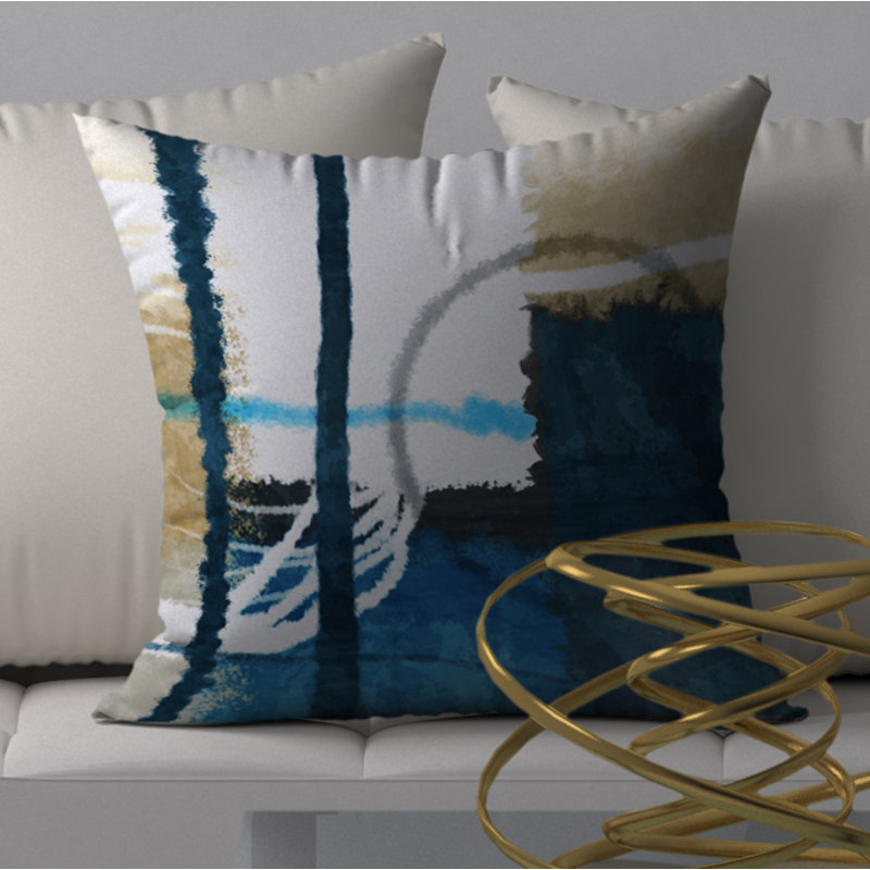 Housse de coussin décorative carrée totally glamour, 24" X 24"