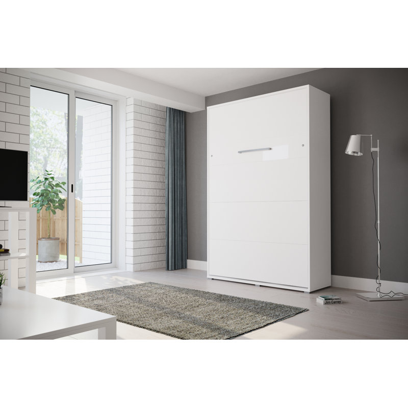 Dela Bed, European Double (140 x 200cm), White