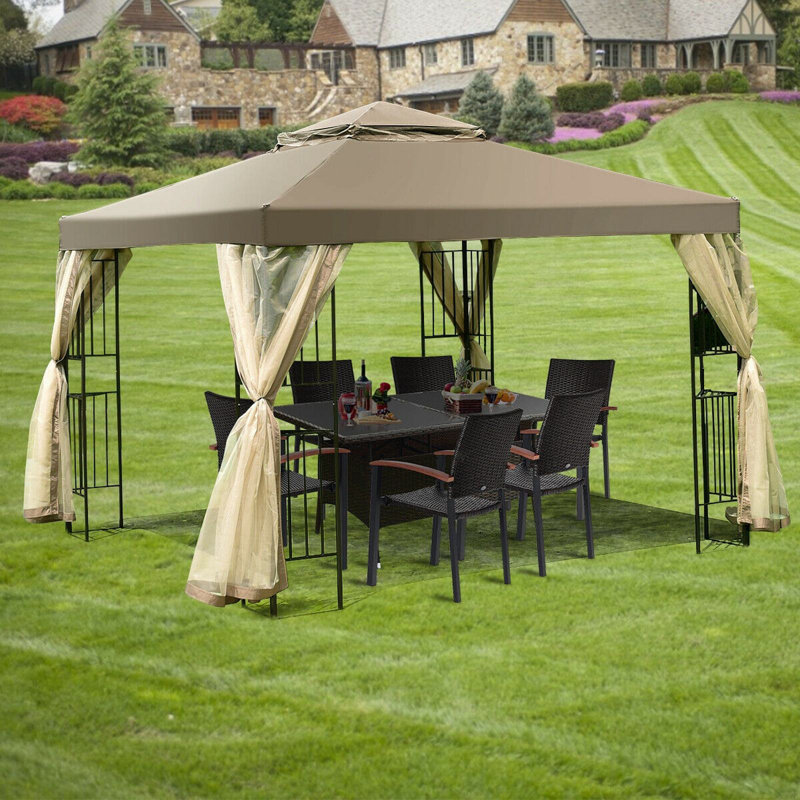 Auvent de patio sans vis 10 pi x 10 pi