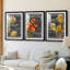 Tableau noir Paris II - Impression encadrée sur mesure de qualité supérieure mate - 3 pièces