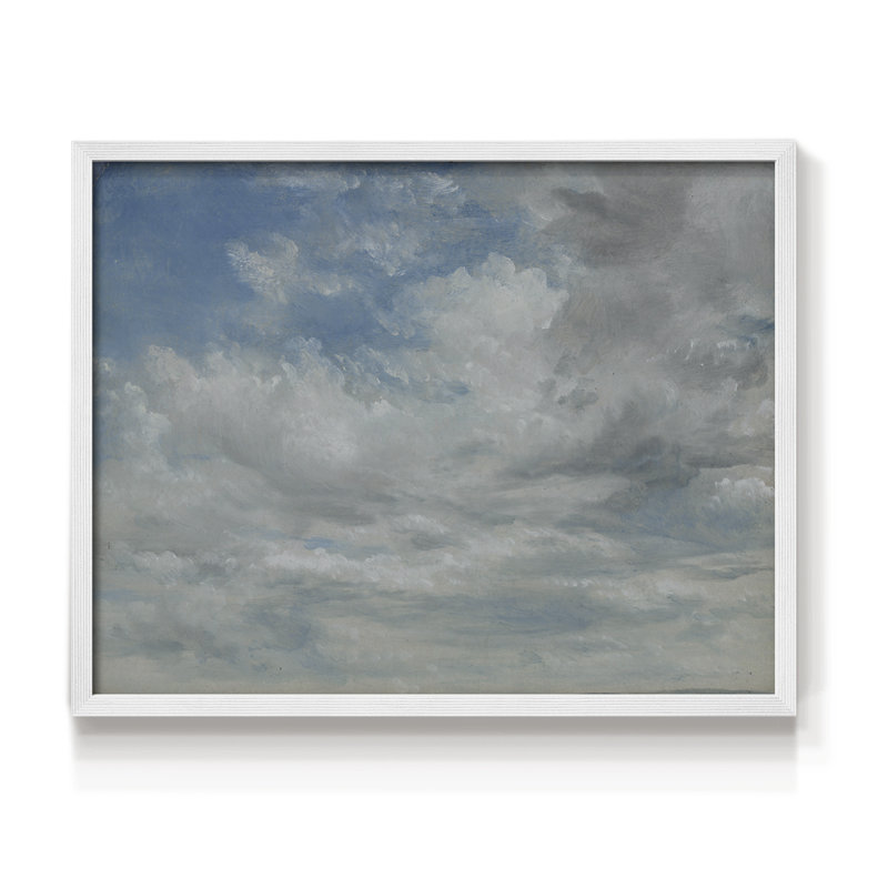 Paysages rétro-Cccxix - reproduction encadrée, H 16 po x l 20 po, Blanc