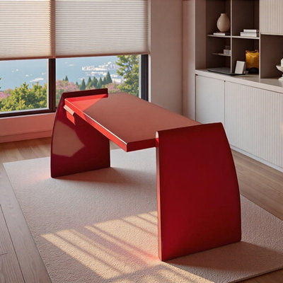 Creative Bright Red Alien-shaped Writing Desk