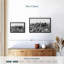 «Black California LA Downtown Wall Art»-359039376