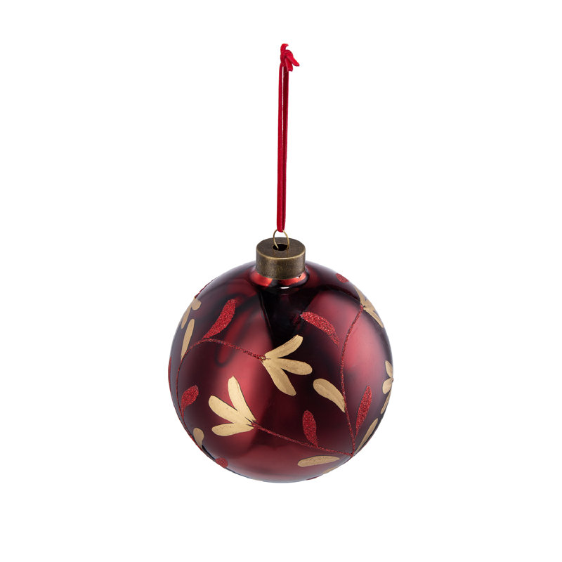 Ornement boule en verre