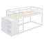 Lit superposé simple au-dessus de simple avec 4 tiroirs et 3 tablettes - blanc-2095000442-2095000440