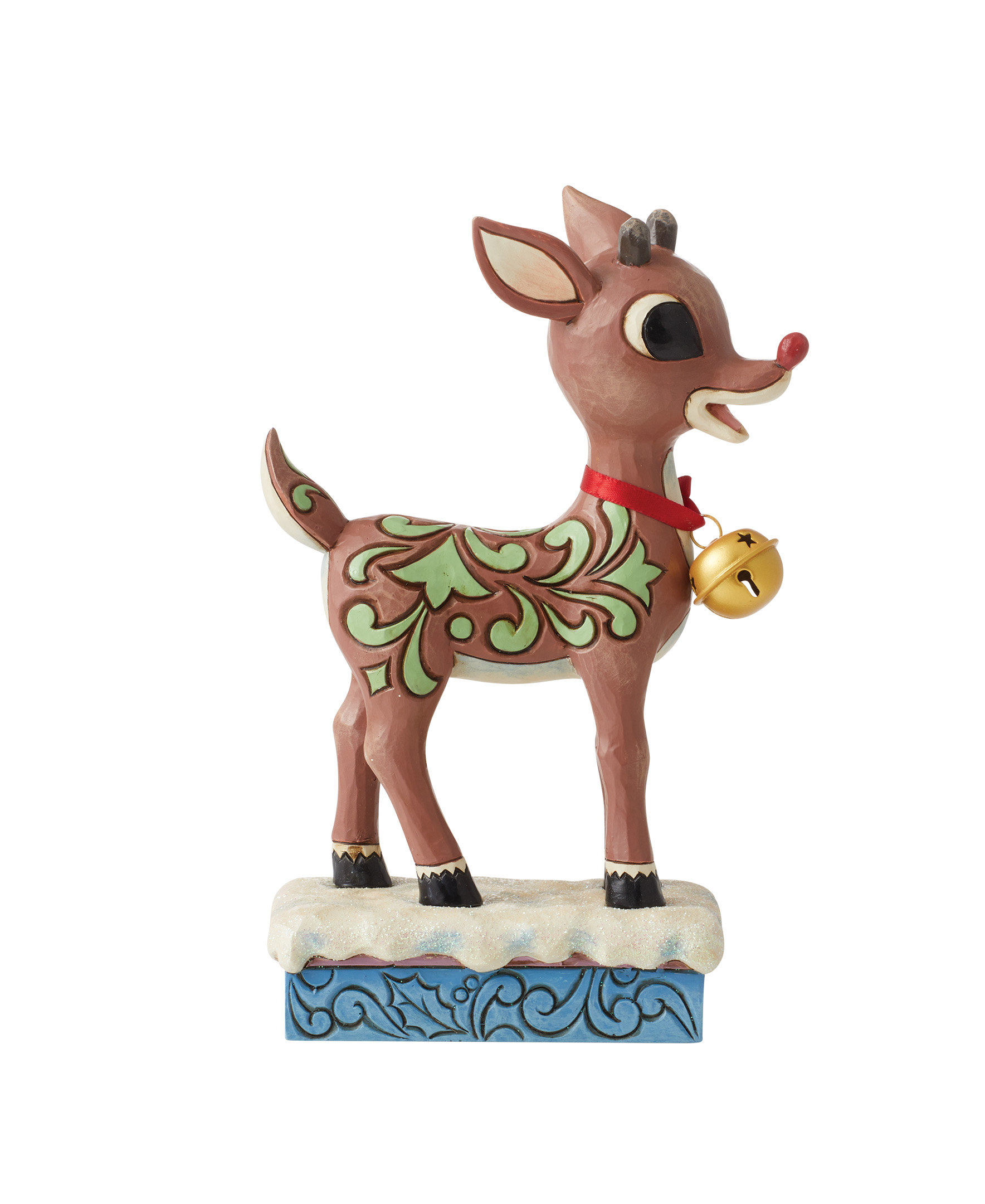 Jim Shore Rudolph Traditions by Jim Shore Rudolph with Oversized Jingle ...