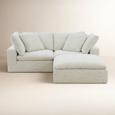 Tila L-Shaped Modular Polyester Sectional 