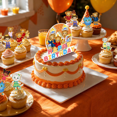 35 Pcs Daniel Tiger Birthday Party Supplies, Daniel Tiger Party Decorations for Kids Set