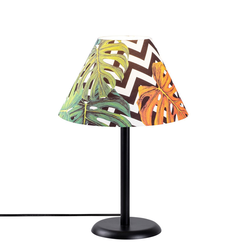 Lampe de table noire 18,11 po Crank