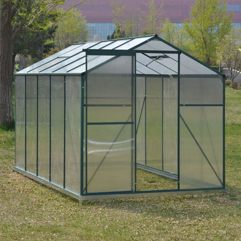 Aiza Greenhouse, Green, 195cm H x 190cm W x 252cm D