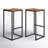 Counter Stool with Metal Frame-1936736893