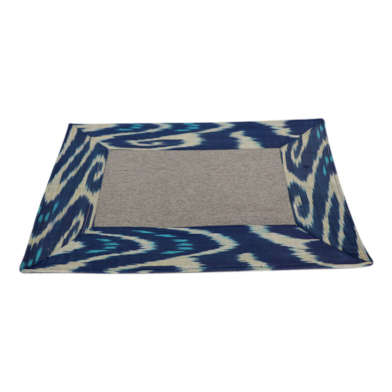 Silk Geometric Rectangle Placemat
