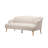 Comfy 3-Seat Upholstered Sofa With Wooden Legs & Tufted Back