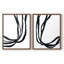 Onyx Ribbon I-Premium, impression encadrée - prête à être accrochée - aucun clou requis - aucun clou requis-2014478706-2014478707