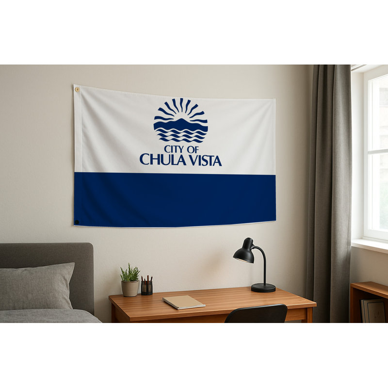 Drapeau de la ville de Chula Vista - Drapeau