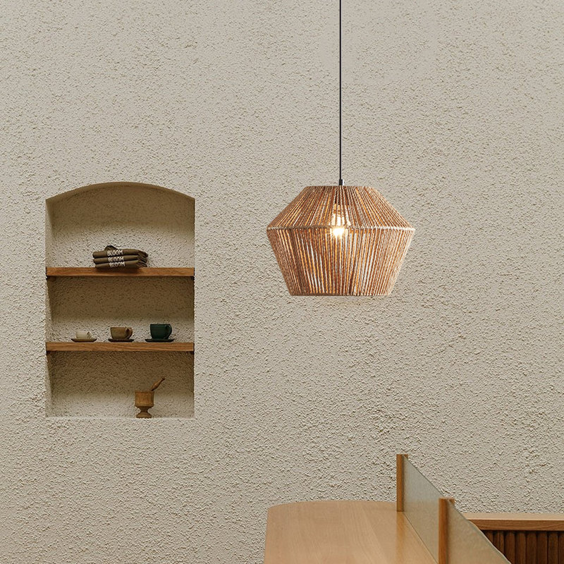 Luminaire suspendu en forme de dôme à 1 lumière Alliyiah