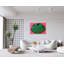 Sculpture murale Pop Art Lips - Miroir en acrylique abstrait