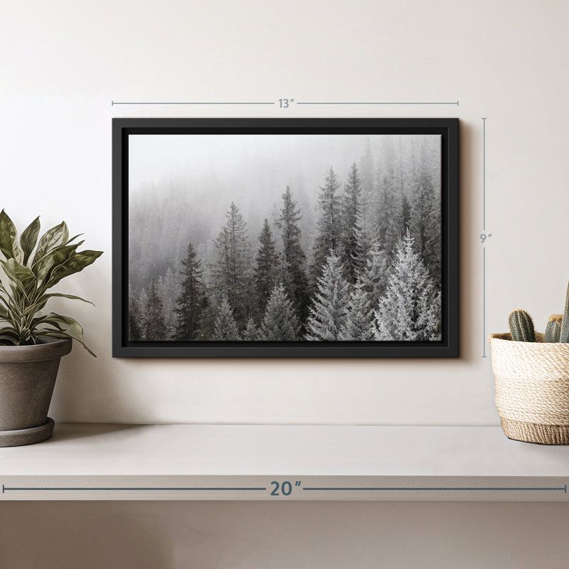 Nature «Winter Mist Wall Art», H 9 po x l 13 po