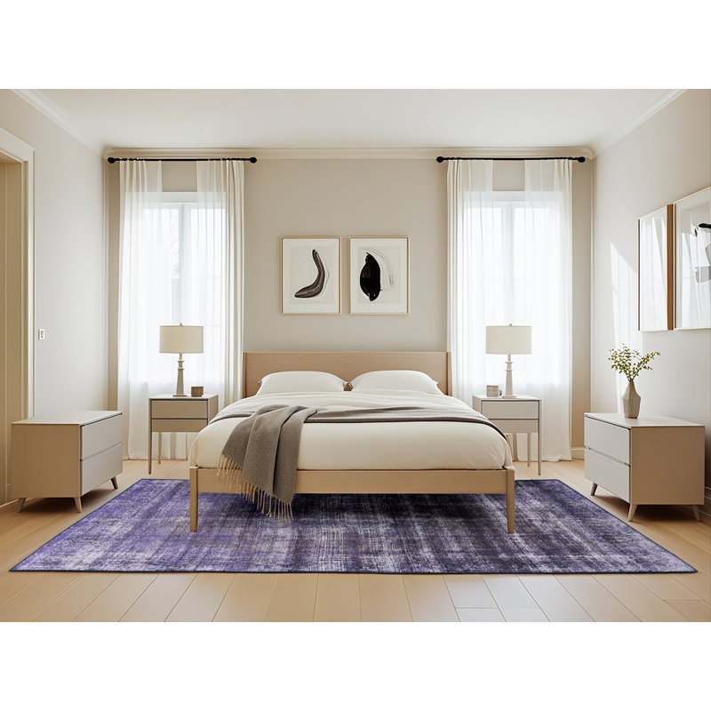 Tapis oriental mauve, Rectangle 5 pi x 8 pi