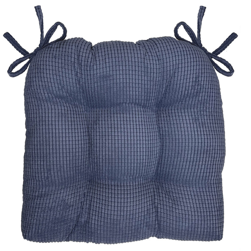 Outdoor 3'' Chair Pad, Blue