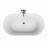 Encore 65-3/4 in. L x 34-1/4 in. W x 23-1/8 in. H Freestanding Acrylic Bathtub-96207791