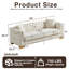 Canapé Chesterfield classique avec revêtement en velours et clous dorés