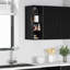Vidaxl Hanging Cabinet With Shelf Riga Black Oak 20 X 29.5 X 60 Cm-121217385