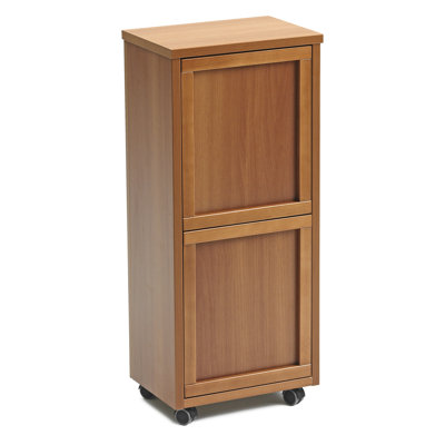 Millwright Solid Wood Manual Lift Recycling Bin - 24L