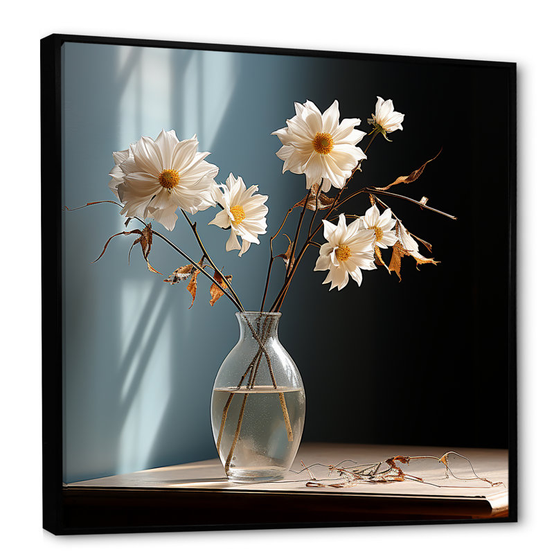 «Mums Minimalisme Dream», photo sur toile, H 16 po x l 16 po x P 1 po, Cadre flottant noir