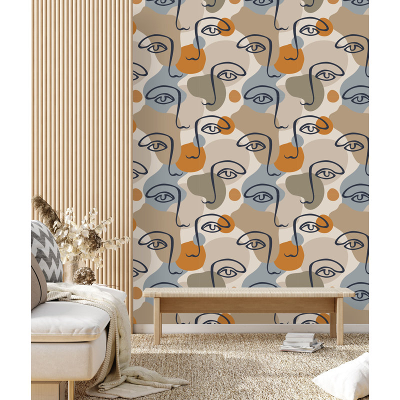 Panneau de papier peint Belladonna, L 18,75 po x l 25 po, Vinyle