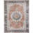 Janna Oriental Medallion Design Performance Machine Washable Area Rug Orange/Ivory/Pink-70874782