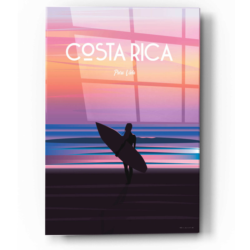 Costa Rica - impression sans cadre, H 16 po x l 12 po x P 0,13 po